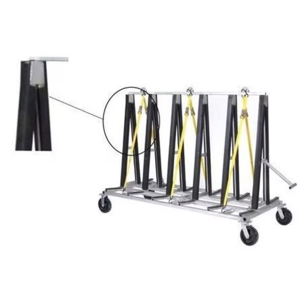 Replacement Rubber For Heavy Duty Shop Carts Fit W/ Model HDSC8448, Groves, Mfr#: RHDSC8448